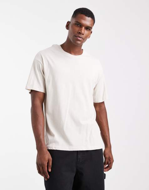 JJ Rebel – T-shirt oversize w kolorze ecru - view 1