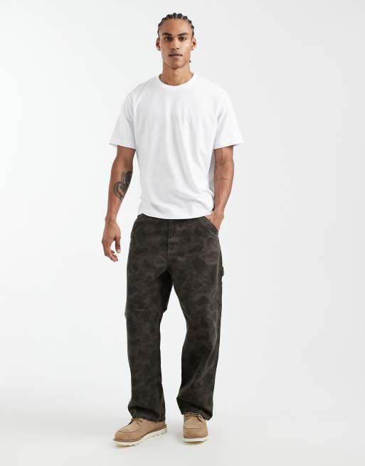 JJ Rebel - T-shirt van zware stof met textuur in wit, 2 van 5
