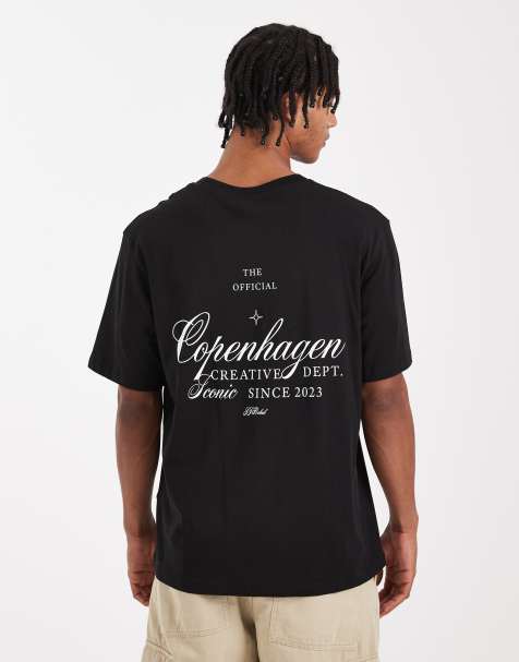JJ Rebel t-shirt with back print in black - view 1