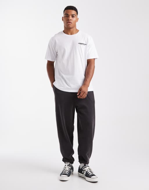 JJ Rebel T-shirt with chest logo in white