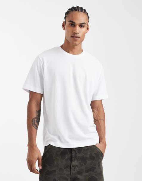 JJ Rebel – Vit, kraftig t-shirt med textur - view 1