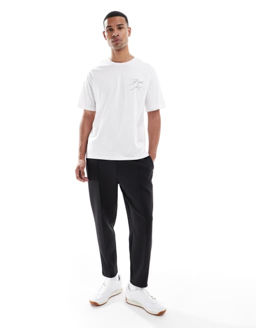 JJ Rebel – Vit t-shirt med tryck på ryggen , 2 av 5