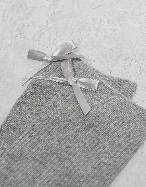 JJXX 3 pack of socks with bow detailing in multi, 2 of 3