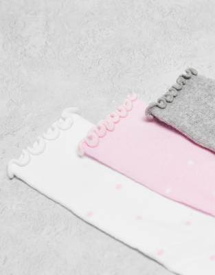 Jjxx 3-pack Polka Dot Socks In White