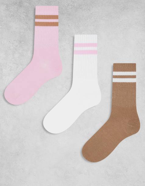 JJXX – 3er-Pack Sportsocken in Rosa-Mix - view 1