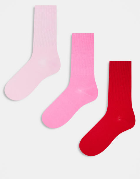 JJXX – 3er-Pack Sportsocken in Rosa-Mix - view 1