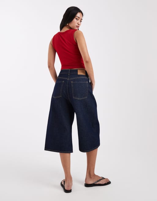 JJXX - Alina - Jorts in denim ampi lavaggio grezzo, 5 di 5