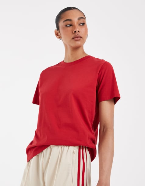 JJXX - Ana - T-shirt ras de cou - Rouge - view 1