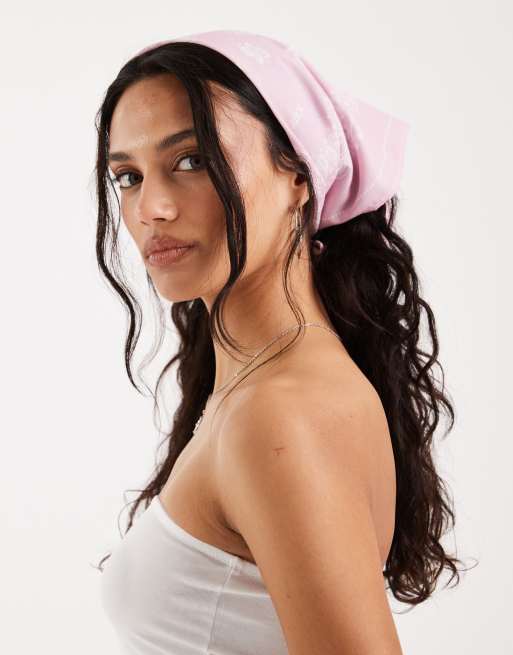 JJXX – Bandana-Kopftuch in Hellrosa, 3 von 3