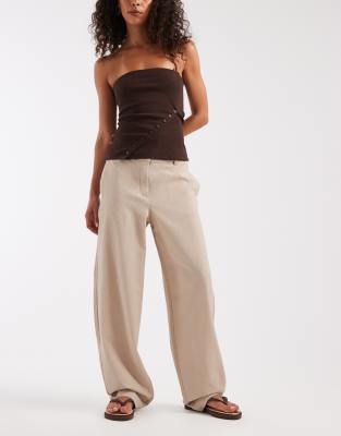 Jjxx Barrel Pants In Neutral