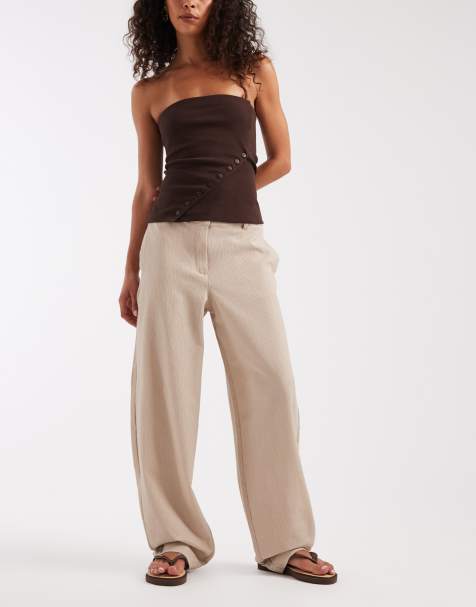 JJXX barrel trousers in beige - view 1