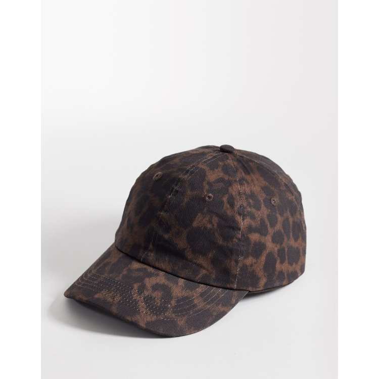 JJXX baseball cap in leopard | ASOS