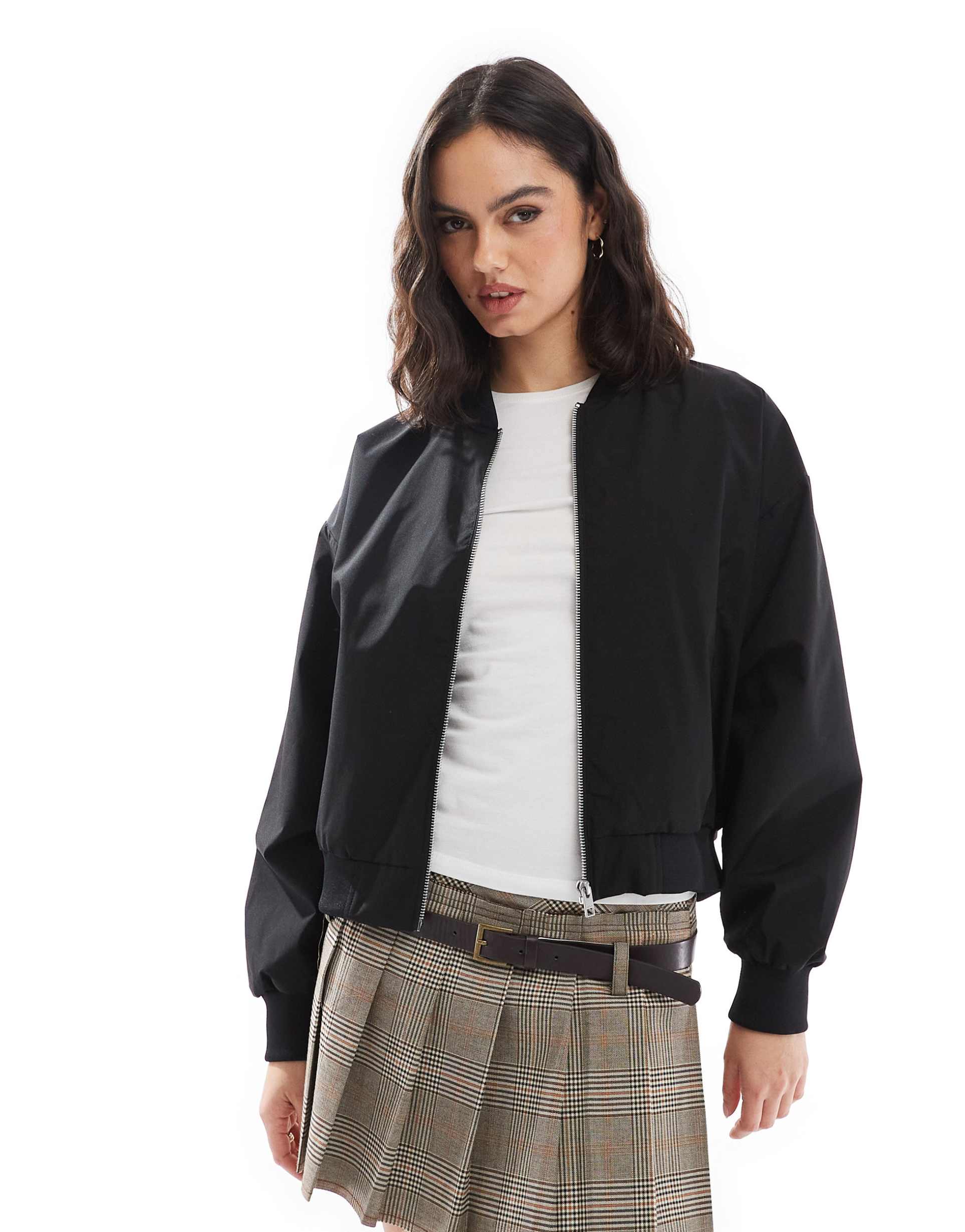 jjxx bomber jacket in black