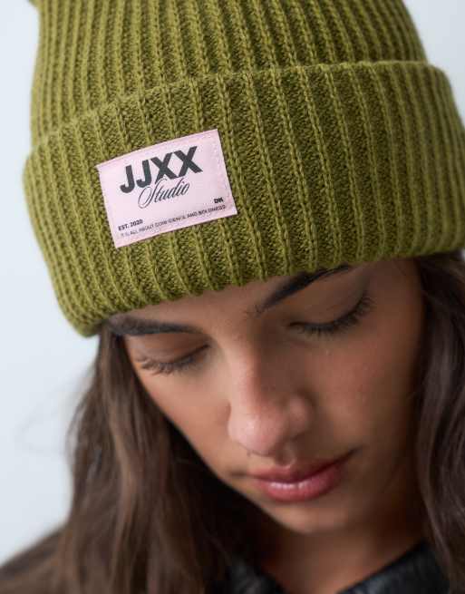JJXX bonnet en maille vert avocat, 3 de 5