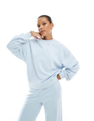 JJXX JJXX boxy sweat co-ord in light blue