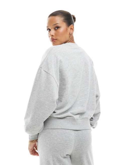 JJXX boxy sweat in gray - part of a set, 2 of 4