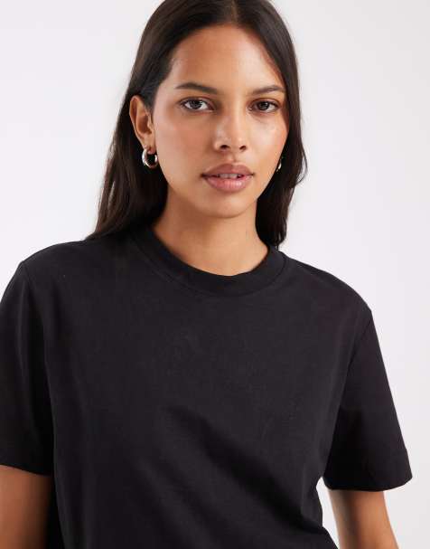 JJXX boxy t-shirt in black - view 1