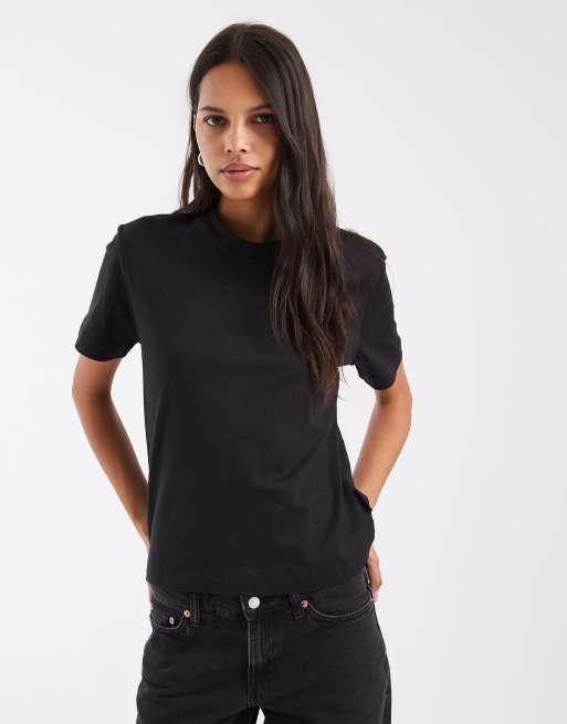 JJXX boxy t-shirt in black, 3 of 4