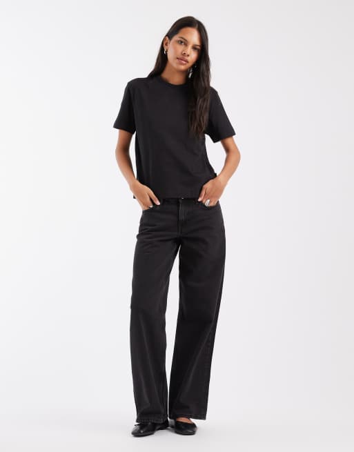 JJXX boxy t-shirt in black, 4 of 4