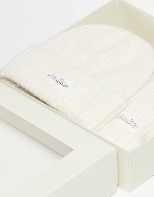 JJXX - Cadeauset met sjaal en beanie in crème, 3 van 3
