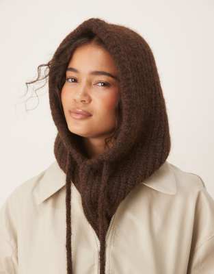 JJXX - Cagoule en maille - Marron-Brown