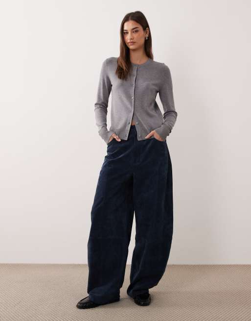 JJXX - Cardigan aderente grigio, 2 di 4
