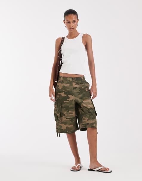 JJXX cargoshorts i camouflagemönster - view 1