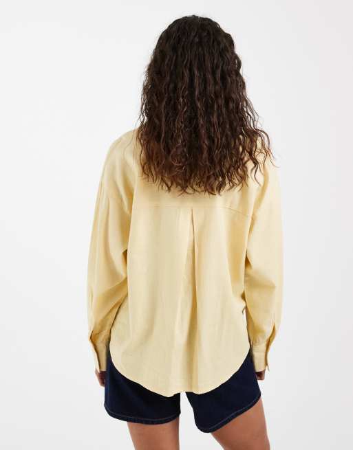 JJXX - Chemise en lin mélangé à manches longues - Babeurre, 4 de 4