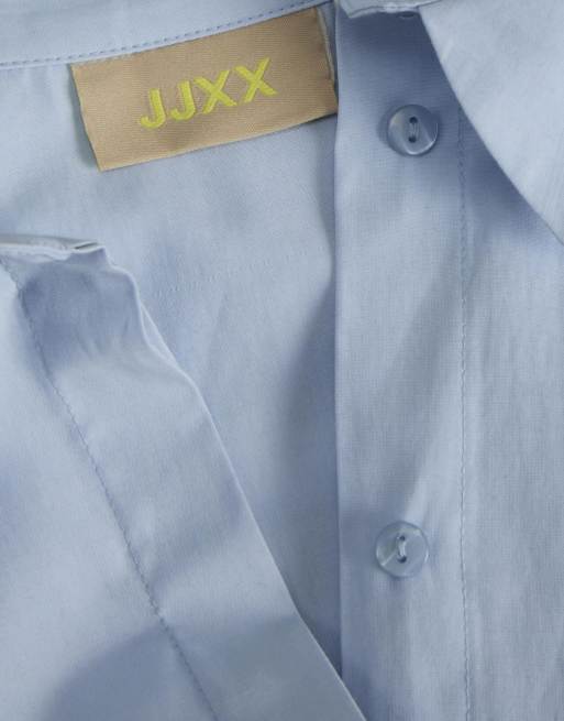 JJXX Chemise en popeline couleur skyway, 4 de 7