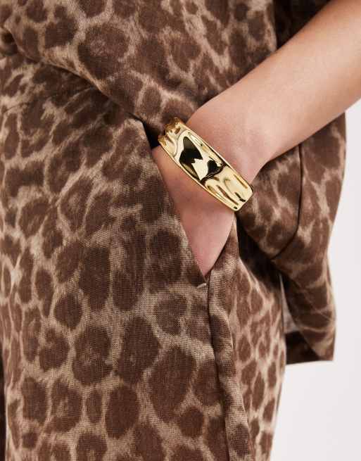 JJXX co ord leopard shorts in multi, 5 of 5
