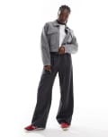 [JJXX] JJXX collared bomber jacket in grey 20 Grey