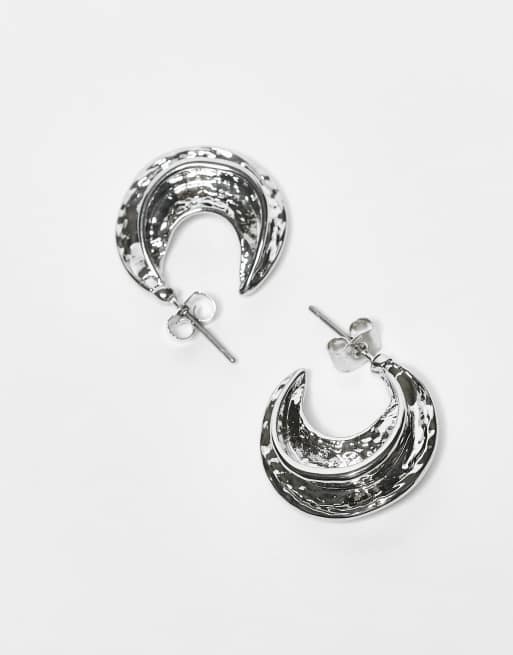 JJXX - Confezione da 2 paia di orecchini argento con design vario, 3 di 3