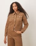 [JJXX] JJXX cord trucker jacket in brown (part of a set) 10-12 Otter