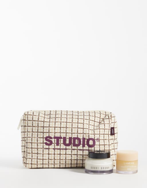 JJXX cosmetic bag with check in cream, 4 of 4