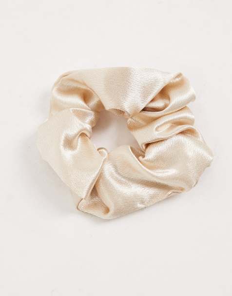 JJXX - Cremehvid scrunchie i satin - view 1