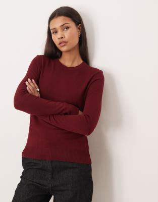Jjxx Crew Neck Knit Sweater In Red