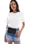 [JJXX] JJXX croc belt bag in black One Size Black