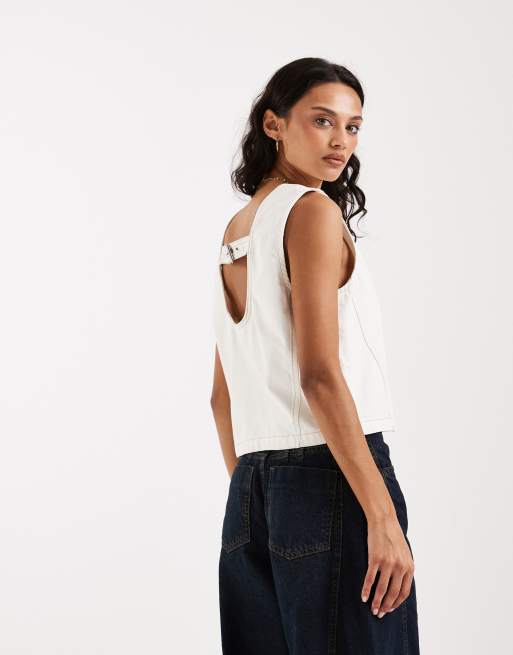 JJXX white denim skirt - part of a set, 3 of 3