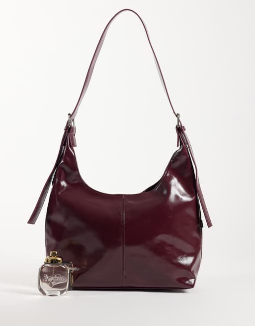JJXX crossbody bag in deep burgundy, 2 of 4