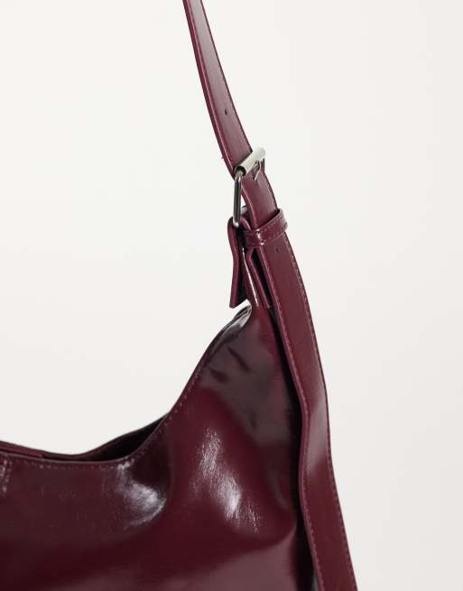JJXX crossbody bag in deep burgundy, 3 of 4