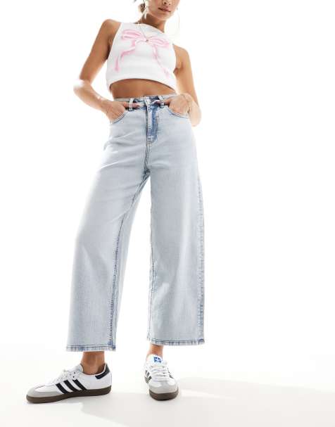 JJXX culotte jeans in light wash - view 1
