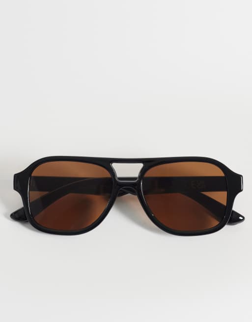 JJXX – Czarne okulary przeciwsłoneczne typu aviator, 3 z 3
