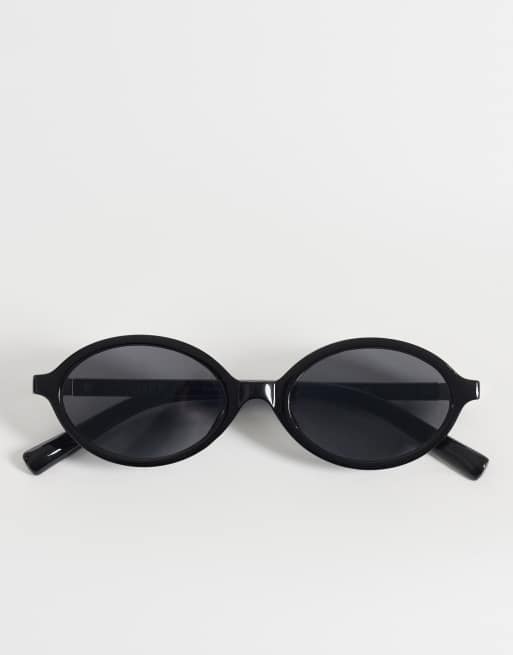 JJXX – Czarne owalne okulary przeciwsłoneczne, 3 z 3