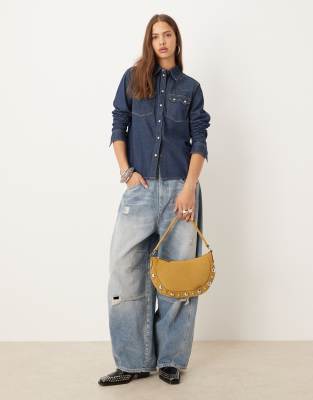 Jjxx Denim Shirt In Blue