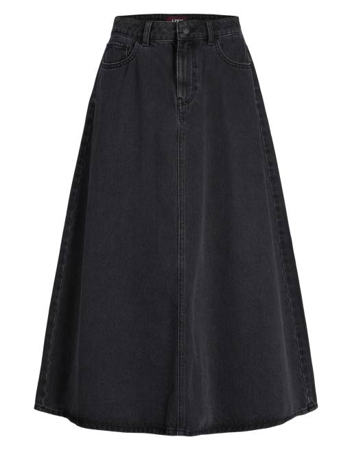 JJXX Denim skirt in black denim, 6 of 7