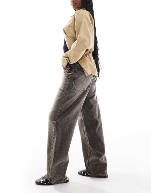 JJXX - Erin - Jean baggy à taille mi-haute - Gris délavé, 2 de 5