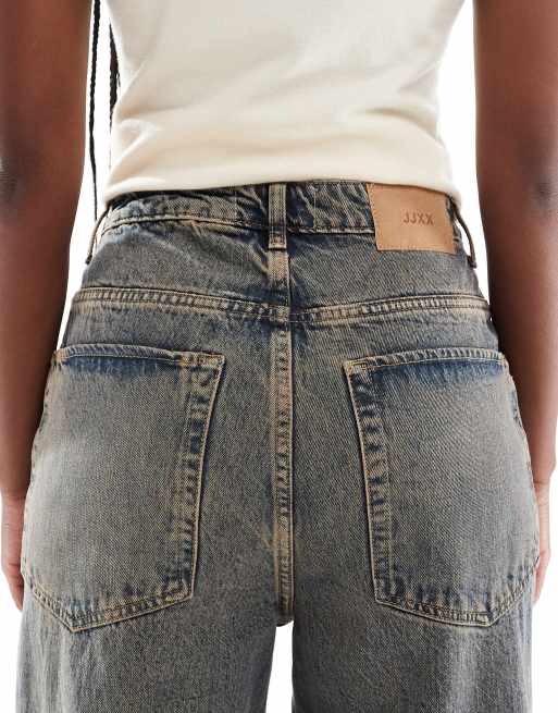JJXX – Erin – Weite Jeans in blauer Waschung mit mittelhohem Bund, 5 von 5