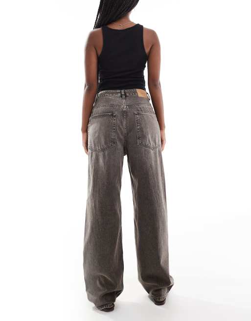 JJXX – Erin – Weite Jeans in grauer Waschung mit mittelhohem Bund, 3 von 5
