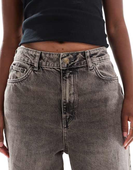 JJXX – Erin – Weite Jeans in grauer Waschung mit mittelhohem Bund, 4 von 5