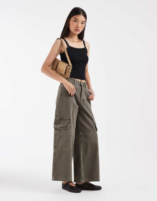 JJXX eyelet studded tank top in black, 2 of 4
